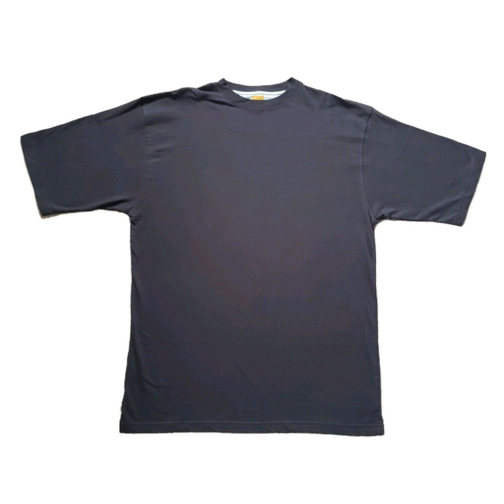 Vintage Y2K Mecca Plain Blank Size XL Mens 100% Cotton T-Shirt Urban Baggy Skate